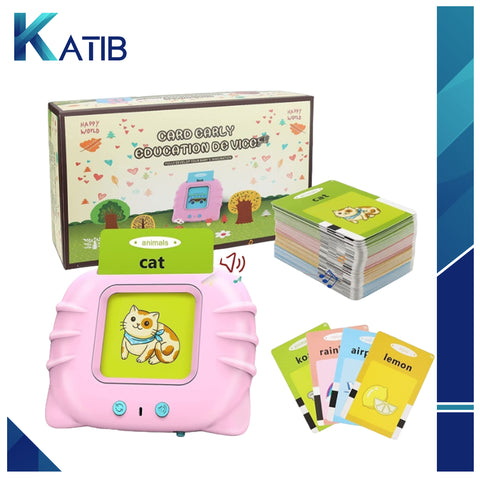 Plastic English Talking Flash Cards Toy[1Pc][PD]