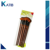 Soft Bristle Painting Drawing Paint Brushes [Pack of 6] [PD]