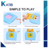 Plastic English Talking Flash Cards Toy[1Pc][PD]