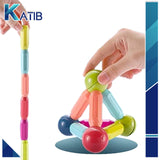 36 Pieces Magnetic Sticks 3D Magnetic Building Rods and Balls for Building For Kids[1Pc][PD]