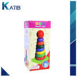 Wooden Stacking Rainbow Tower for Toddlers[1Pc][PD]