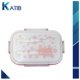 Complete Kids' Lunch Box with Fork and Spoon Pink[1Pc][PD]