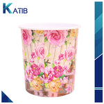 Dustbin Rose Flower Printed [PD][1Pc]