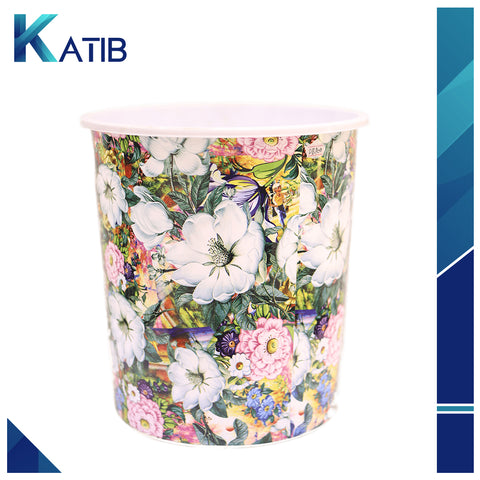 Dustbin Lily Flower Printed [PD][1Pc]