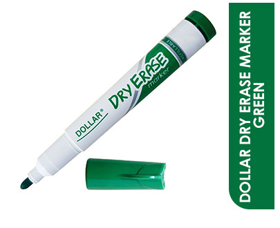 Dollar Round Tip Dry Erase Board Marker 2mm GREEN [IP]