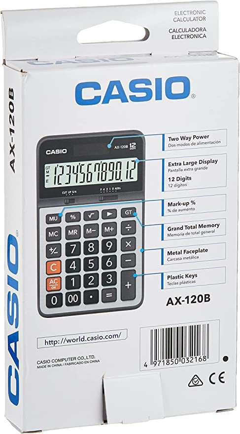 Casio 120b discount