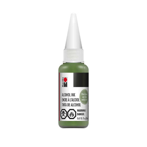 Marabu Olive Green Alcohol Inks (20ml) [IP][1Pc]