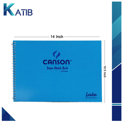 Canson Sketch Book For painting drawing shading 14 x 10.5  20 Sheets [PD][1Pc]