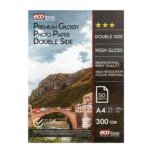 Ecotone Double Side Glossy Photo Paper A4 300 Gram [IP][1Pack]