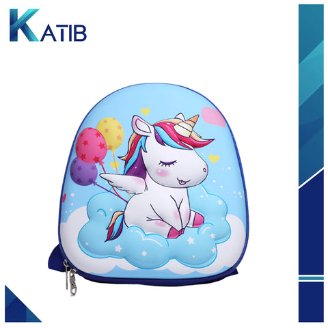 Cartoon Unicorn Pattern Girls' Backpack, Cute Little School Bag[1Pc][PD]
