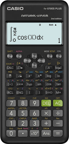 Original Casio fx-570ES PLUS 2nd Edition Scientific Calculator 417 Functions [IP][1Pc]