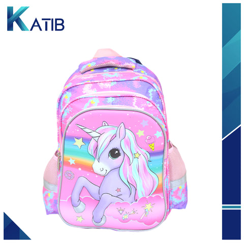 Multi-Unicorn School Bag Cartoon Unicorn Kids Bag[1Pc][PD]