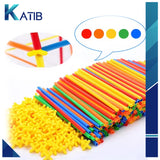 Colorful Educational Straw Constructor Building Set for Kids[1Pack][PD]