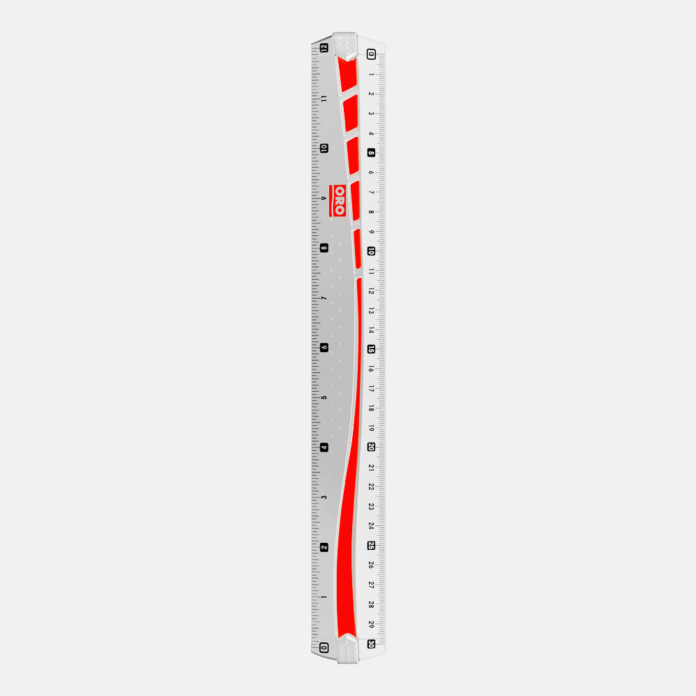 ORO Plastic Scale 12 Inch [1Pc] : Get FREE delivery and huge discounts @   – KATIB - Paper and Stationery at your doorstep