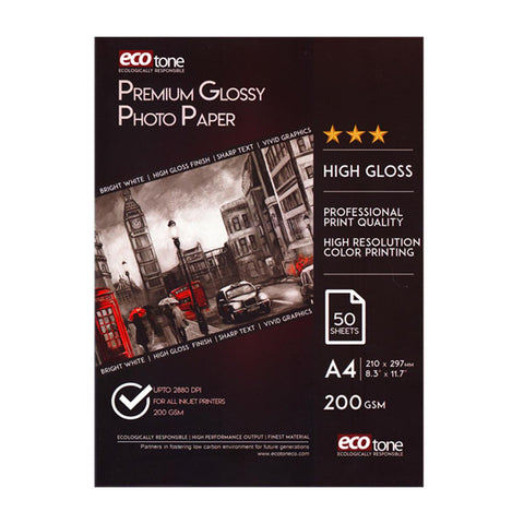 Ecotone Single Side Photo Paper A4 200g [IP][1Pack]
