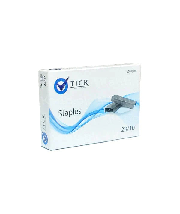 Tick Staple Pin 23/10 [COB][1Pack] : Get FREE delivery and huge discounts @   – KATIB - Paper and Stationery at your doorstep