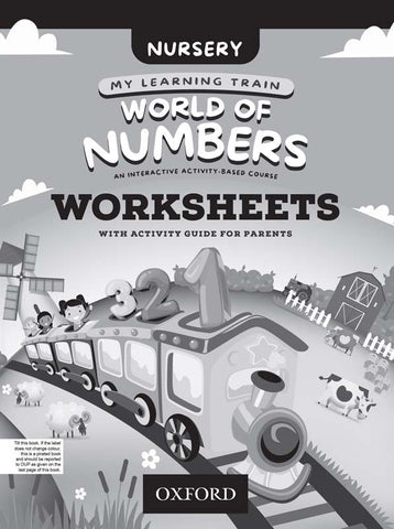 My Learning Train: World of Numbers Nursery Workbook