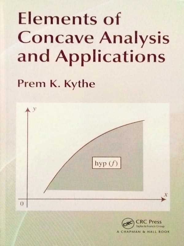 ELEMENTS OF CONCAVE ANALYSIS AND APPLICATIONS : Get FREE delivery and ...