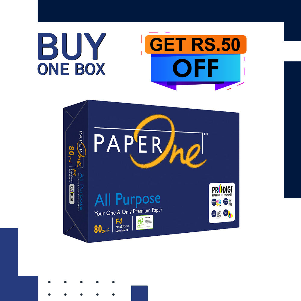 PAPER ONE COPIER PAPER WHITE A 4 80GSM