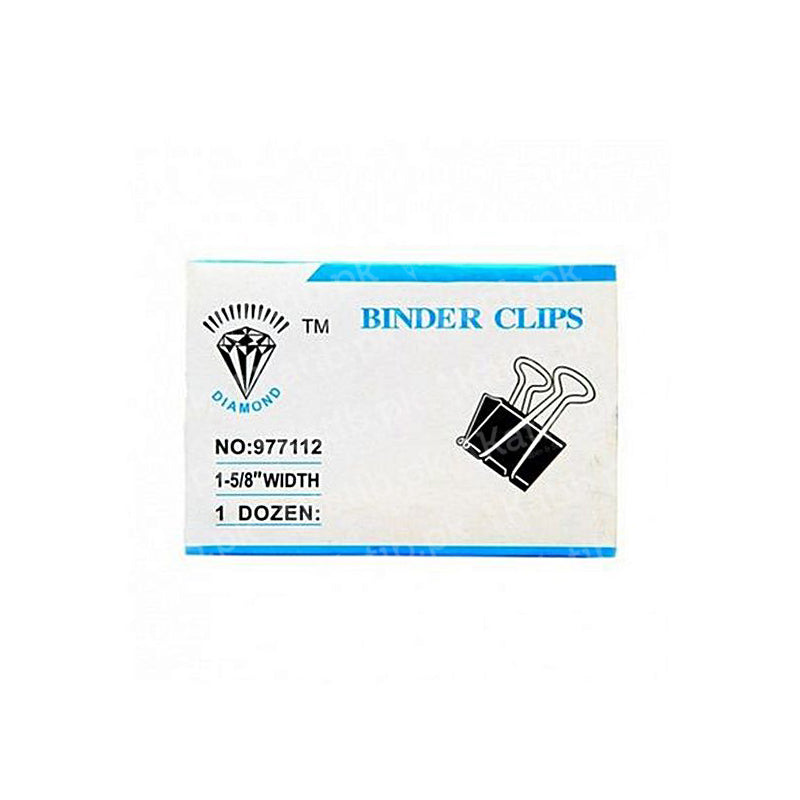 Diamond Binder Clip 1 inch - 25MM [IS][1Pack] : Get FREE delivery and huge  discounts @  – KATIB - Paper and Stationery at your doorstep
