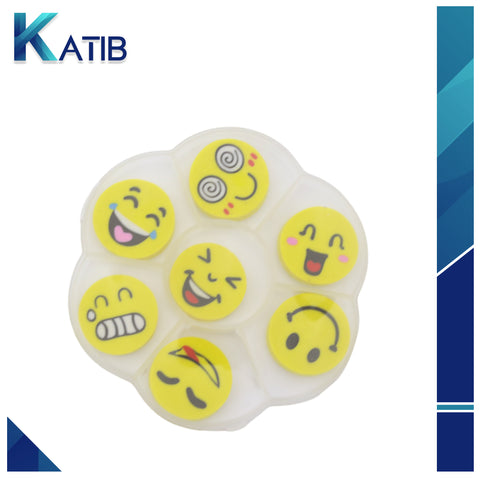 SMILEY FACE ERASERS RUBBER[1Pack][PD]