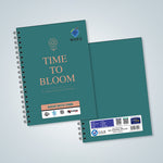 WARQ Premium Spiral Notebook [TIME TO BLOOM] – 5 Subjects [COB]