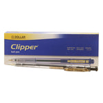 Dollar Clipper Ball Pen Black [IS][1Box]