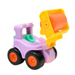 Children's freewheeling mini construction vehicle excavator cement truck loader miniature dual-drive set toy car [PD]