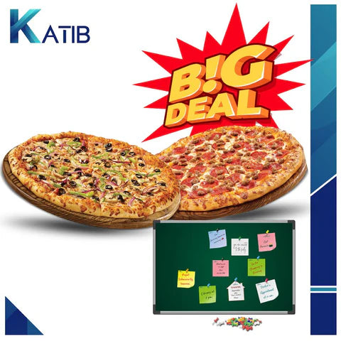 Notice Board 2 X 4 Pizza Deal