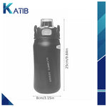 Gray Steel Water Bottle [PD][1PC]