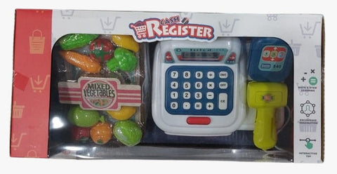 KIDS CASH REGISTER TOY SET PRETEND PLAY ACCESSORIES [PD]