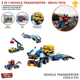 Architect Vehicle Transporter Building Blocks For Kids [PD][1Pc]