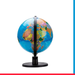 World Globe –10.6CM Spinning Rotating Globe[PD][1Pc]
