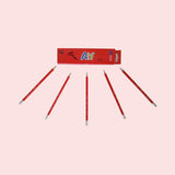 Tick ALIF RED Eraser tip Pencil 12 PCS Pack (COB)