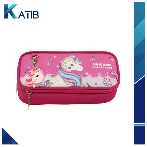 Pink Unicorn Character Pencil Case [1Pc][PD]