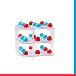 Children's Desktop Puzzle 3d Tic-tac-toe Math Marbles Logic Game[1Pc][PD]