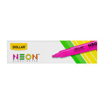 Dollar Neon Pink Highlighter 5mm  [IP][1 BOX]