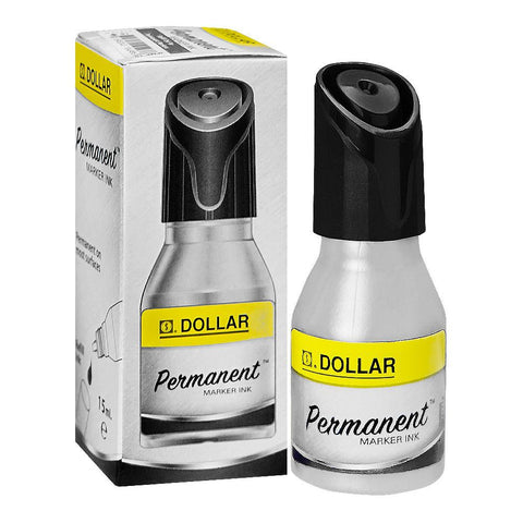 Dollar Permanent Marker Ink Black, 15ml [IS][1Pc]