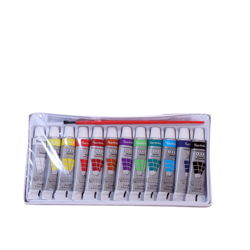 12 Fabric Color Tube Set - Multicolor - Size 12ml tube [PD][12's Set ...