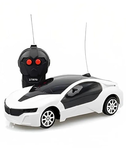 White RC Car – Ultimate High-Speed Remote Control Racing Experience! [PD]