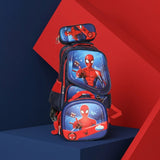 Spiderman Flip School Bag Trolley School Bag  [PD]