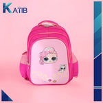 3 Pcs Trolly Girls School Bag [PD][1Pc]