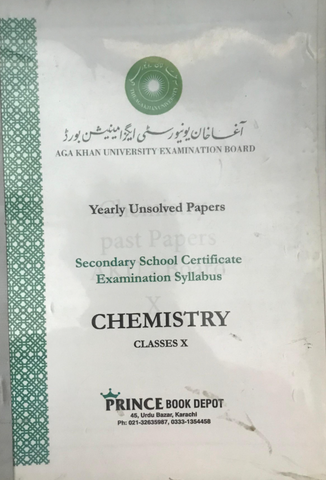 5 Year unsolved chemistry class 10 aga khan board [PD]