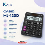Casio MJ-120D Plus 12-Digits Mini Desktop Calculator (PD.) [1Pc]