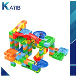 Track Maze Marble Run Race Track Toy Bricks Blocks 98 Pieces Set [PD][1Pc]