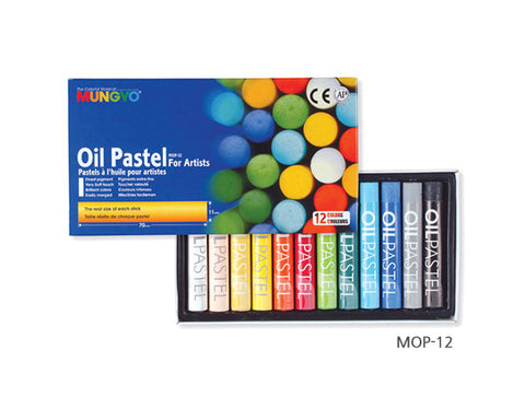 MUNGYO Oil Pastels For Artist 12 Pieces Color Set [IP][1Box]