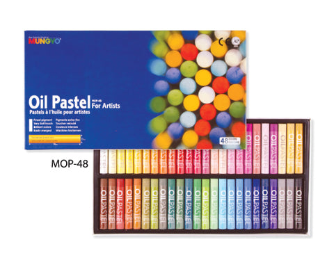 MUNGYO Oil Pastels For Artist 48 Pieces Color Set [IP][1Box]