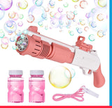 10 Holes Rifle Electric Soap Bubble Gun Machine [PD][1Pc]