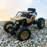 Off-Road Rock Crawler Die Cast Metal Car With Remote Control Random Color [PD][1Pc]