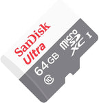 SanDisk Ultra microSDXC UHS-I 64GB Memory Card [PD] [1PC]